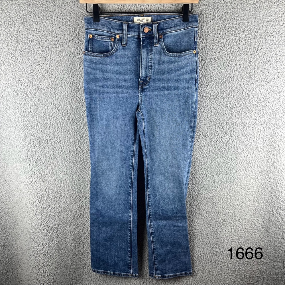 Madewell‎ Women’s Size 25 Medium Wash High-rise Cali Demi Boot Blue Jeans